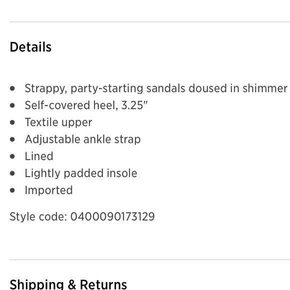 Ivanka Trump Garis glitter sandals - Picture 5 of 5